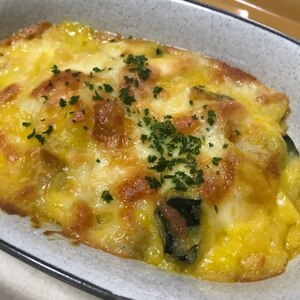 チーズたっぷり♪カボチャのグラタン(北海道産)